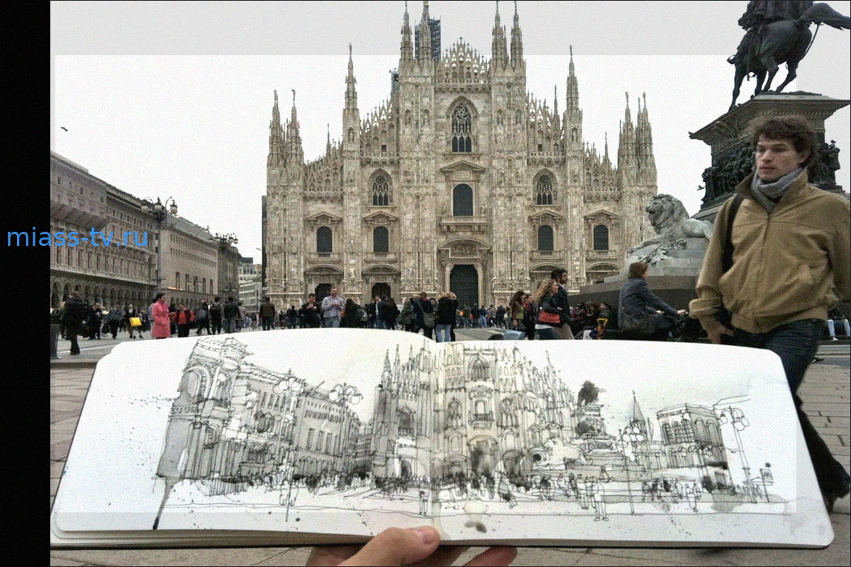 Urban Sketchers Milano: Иллюстраторы, зарисовывающие город вживую